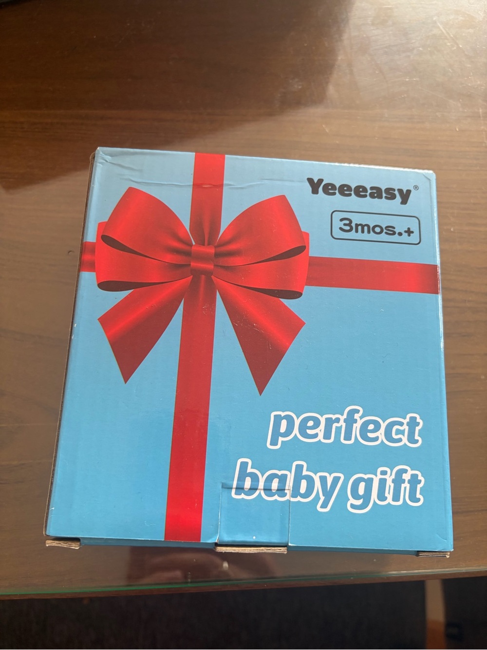 Yeeeasy Perfect Baby Gift Box - Blue with Red Bow